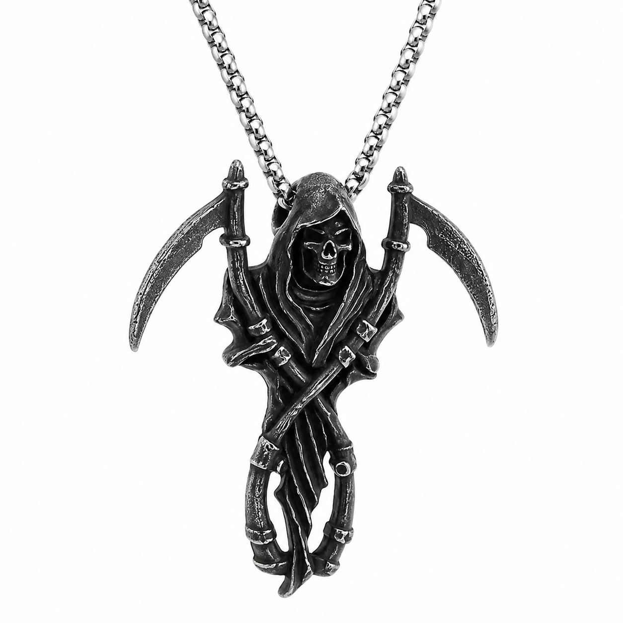 Death's Scythes Necklace