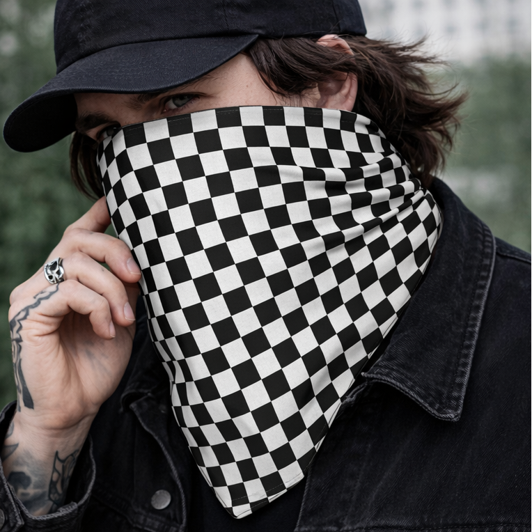 Bandana Checkered Print