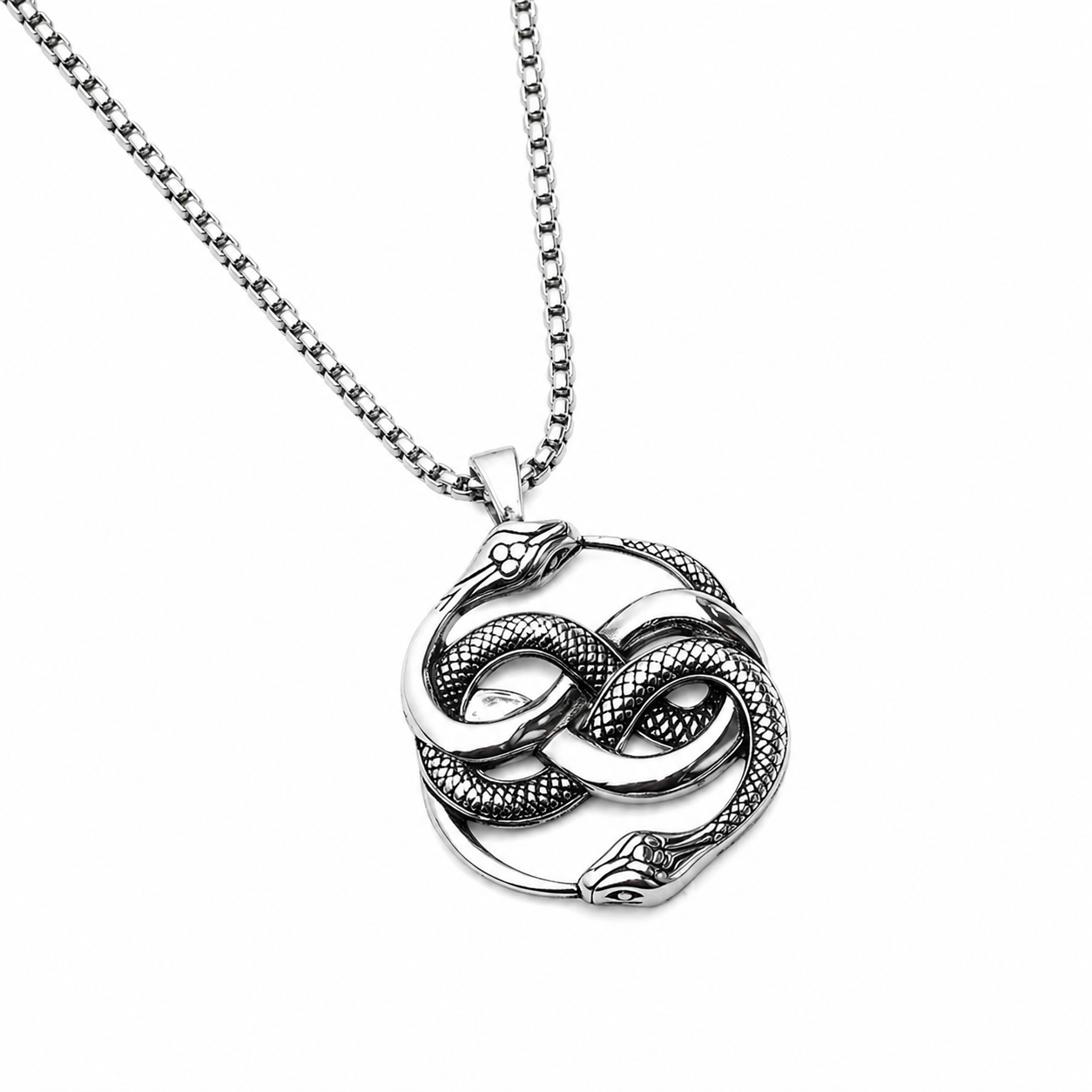 Double Oroboros Necklace