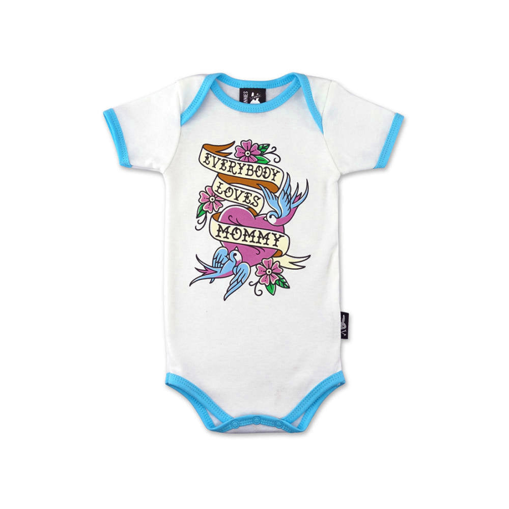 Everybody Loves Mommy Blue Babygrow