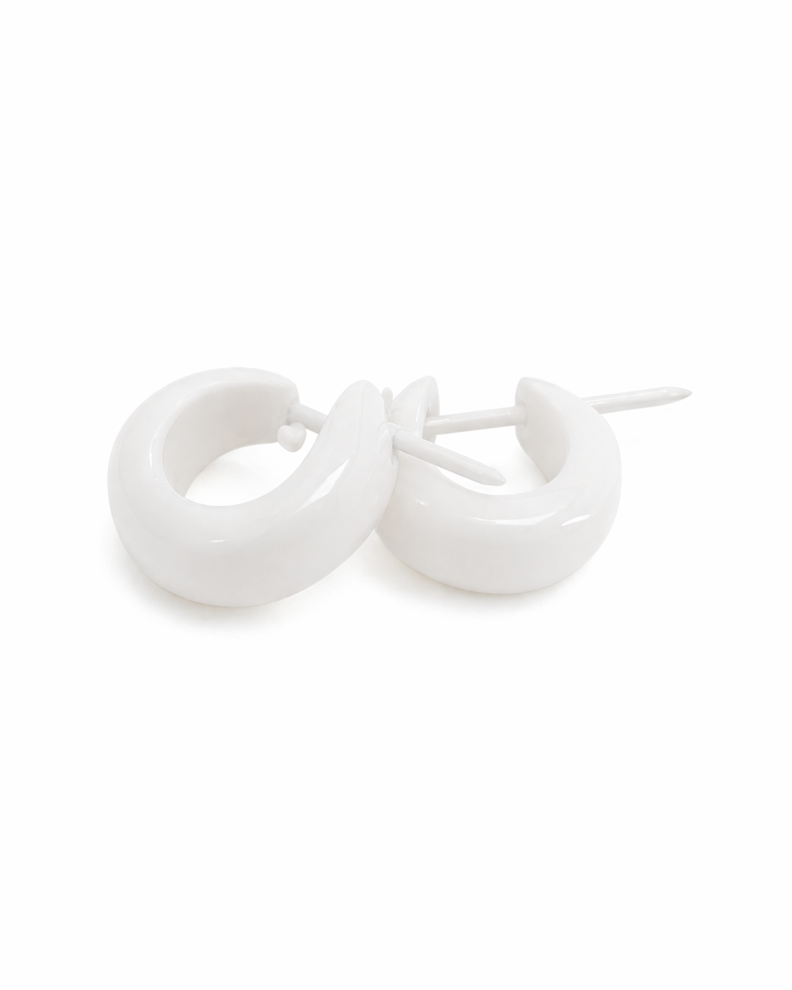 White Coconut Earing