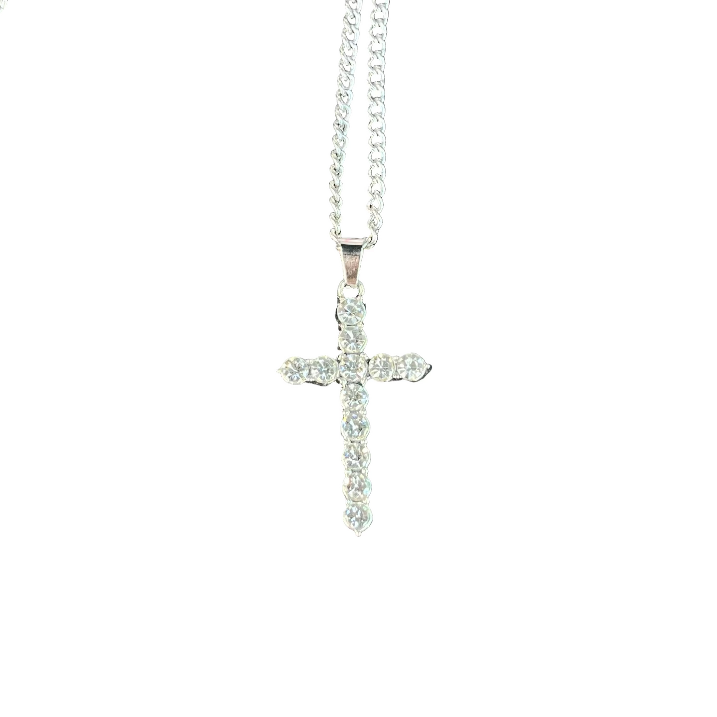 Bejeweled Cross Necklace