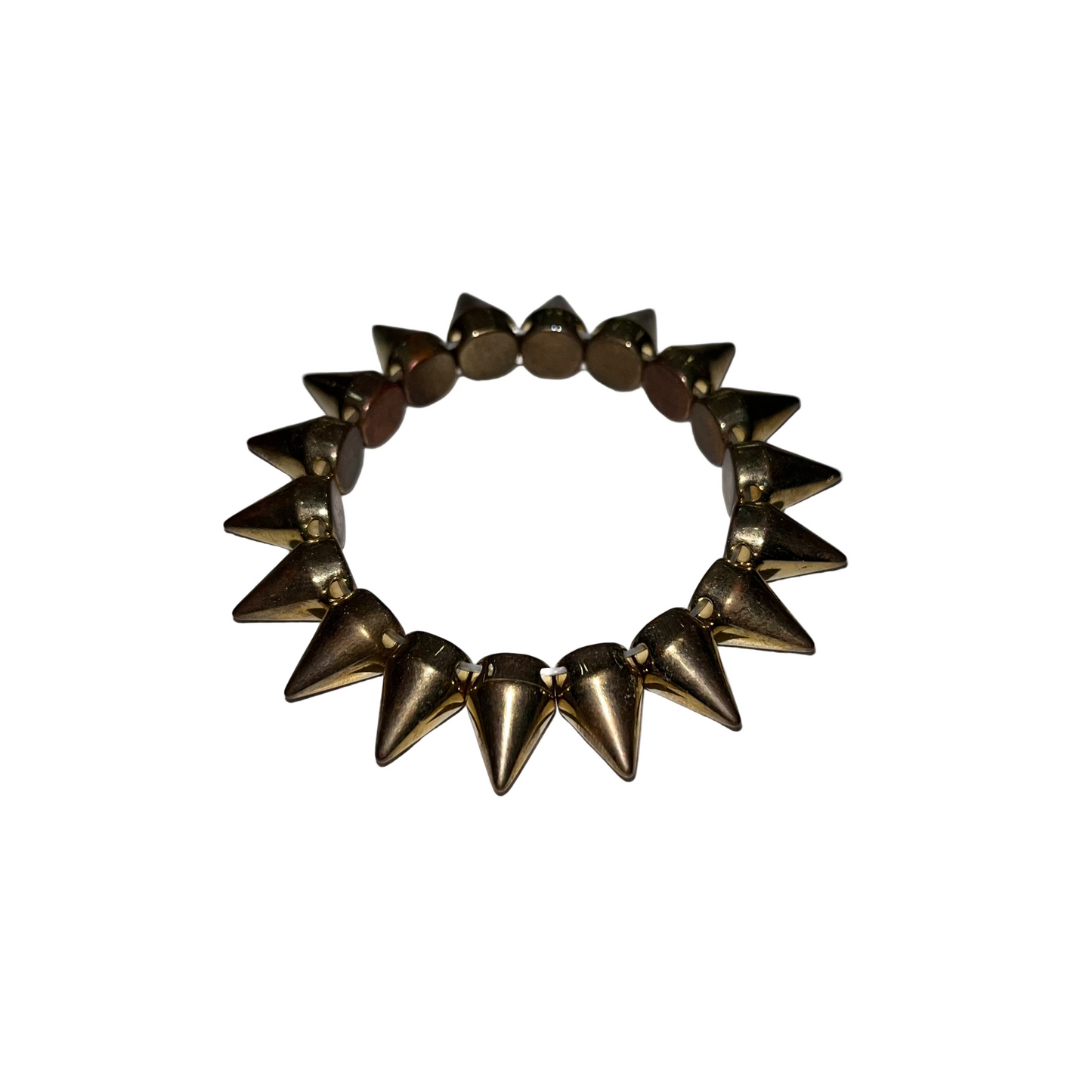 Golden Spikes Bracelet