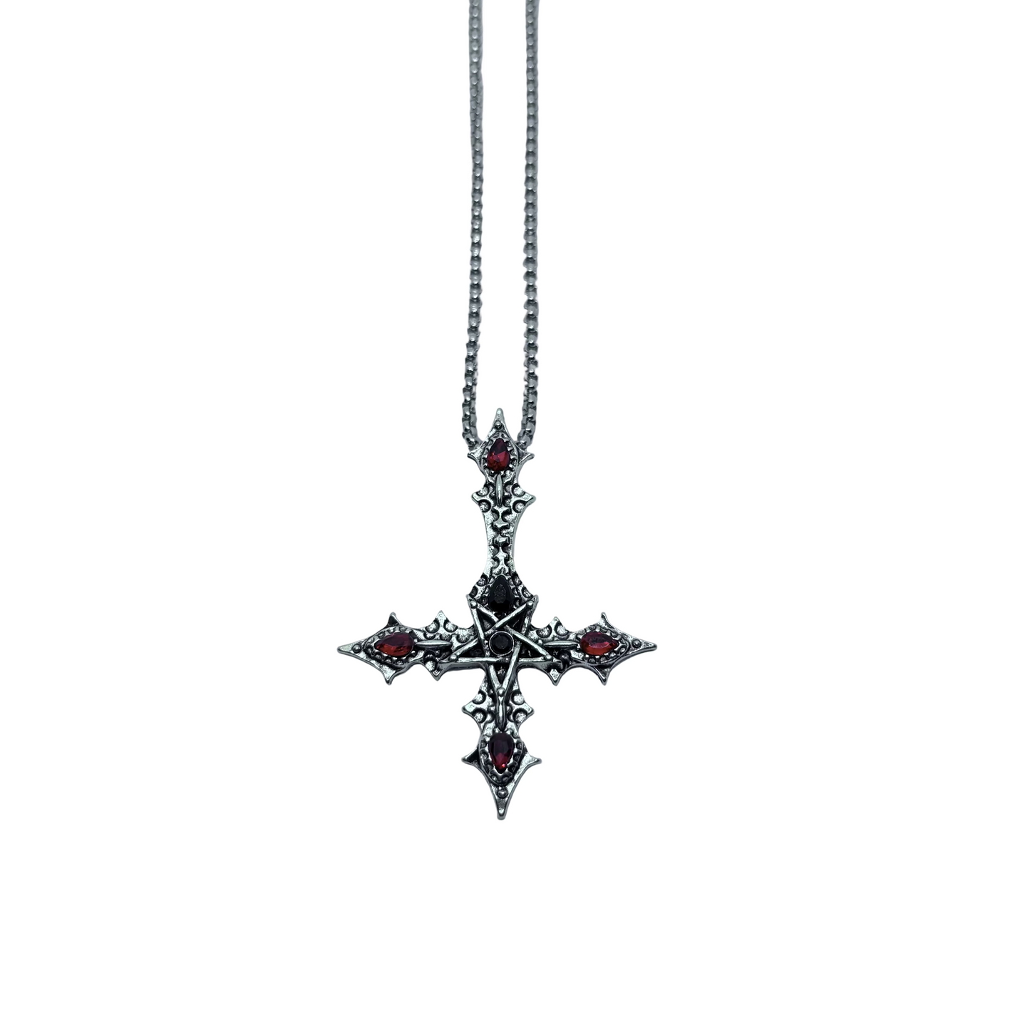 Inverted Cross Necklace