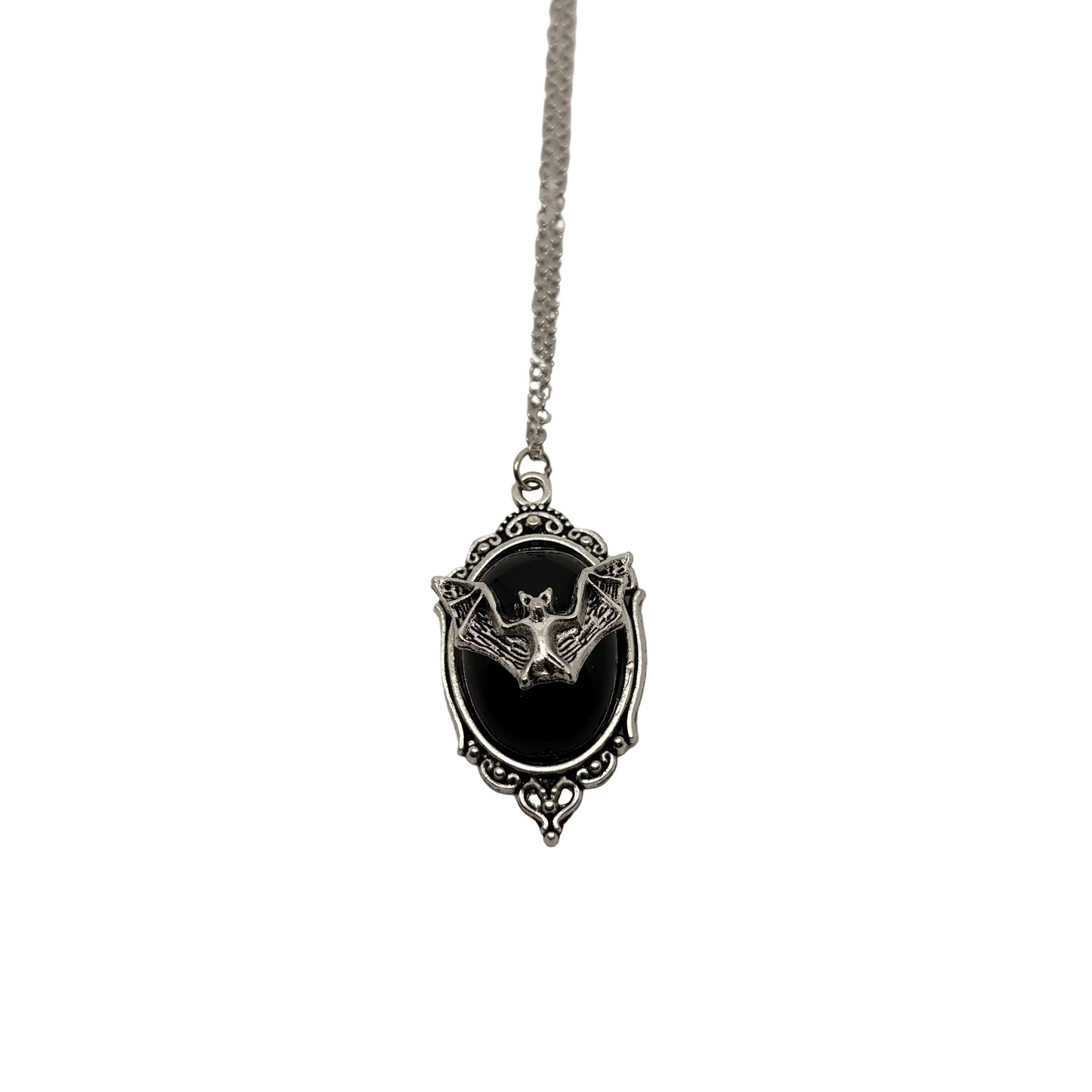 Baroque Bat Necklace