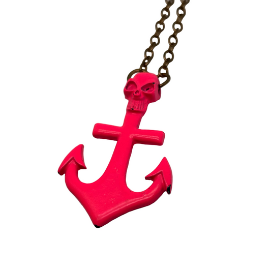 Skull Anchor Necklace