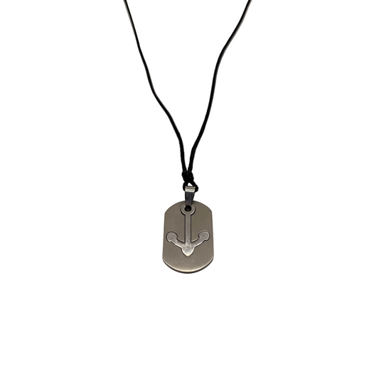 Anchor Tag Necklace