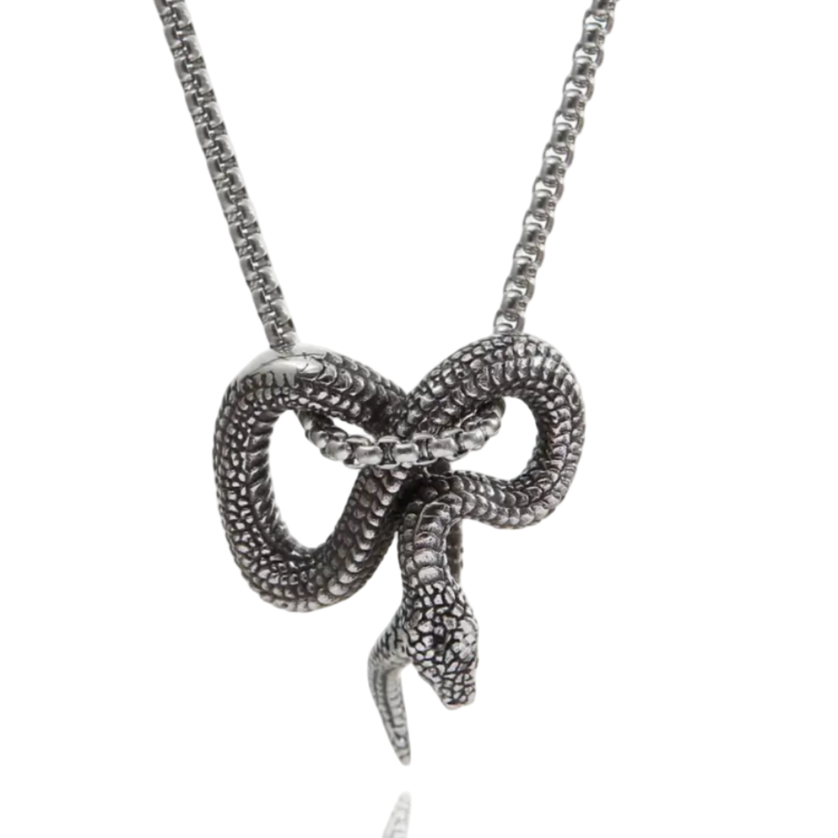 Curled Snake Necklace