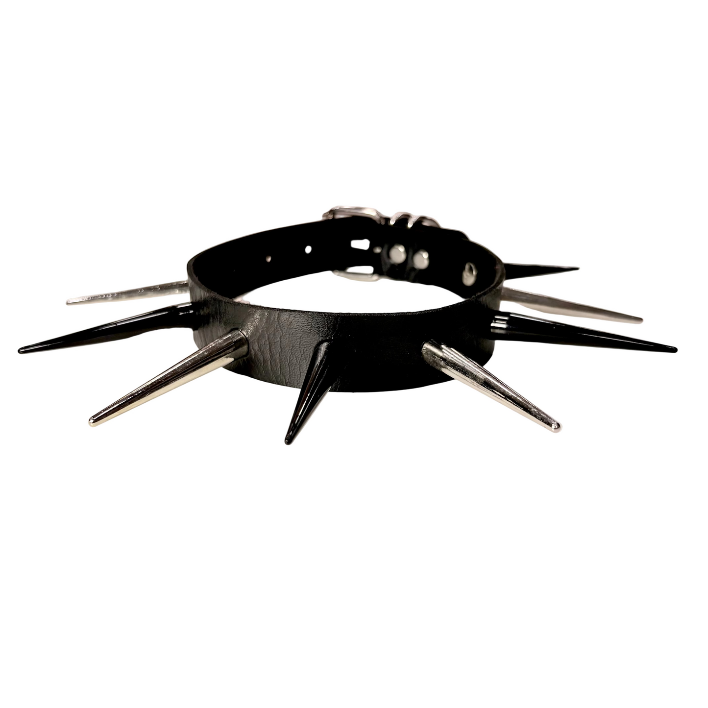 Xtreme Black Silver Choker