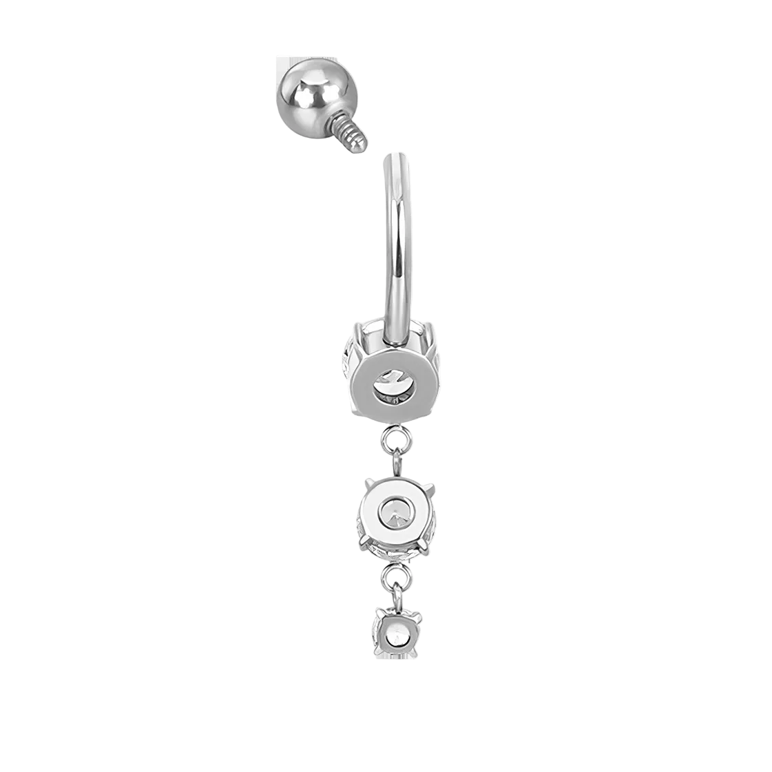 Navel Hanging Jewels Titanium
