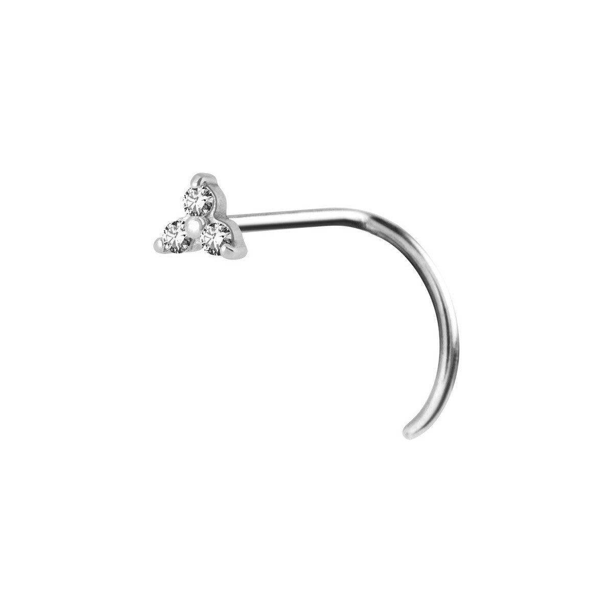 Nose Stud Flower Crystal
