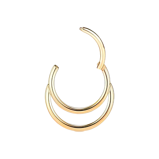 Etnic Septum Click Gold 24K Plated 1.2mm - 043