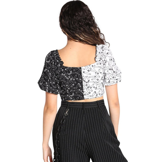 Pinned Crop Top