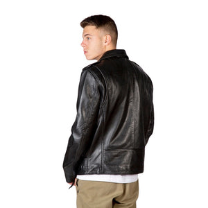 New Rock S1 Leather Biker Jacket