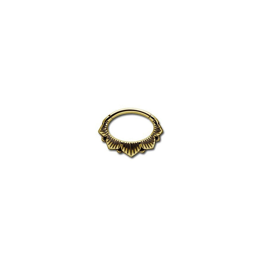 Etnic Septum Click Gold 24K Plated 1.2mm - 041