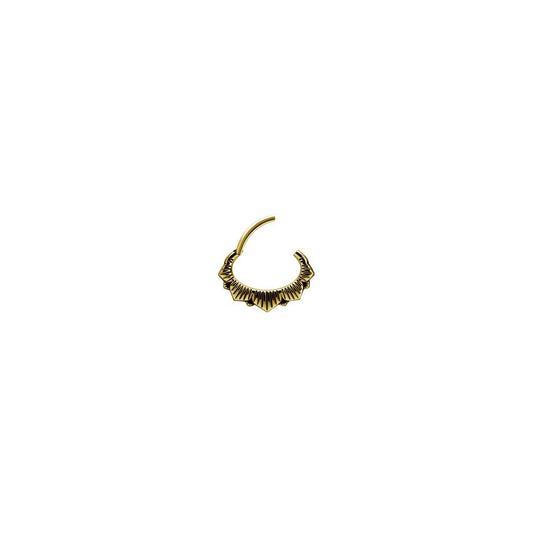 Etnic Septum Click Gold 24K Plated 1.2mm - 041
