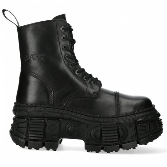 New Rock Combat Boot M-WALL083C-S5