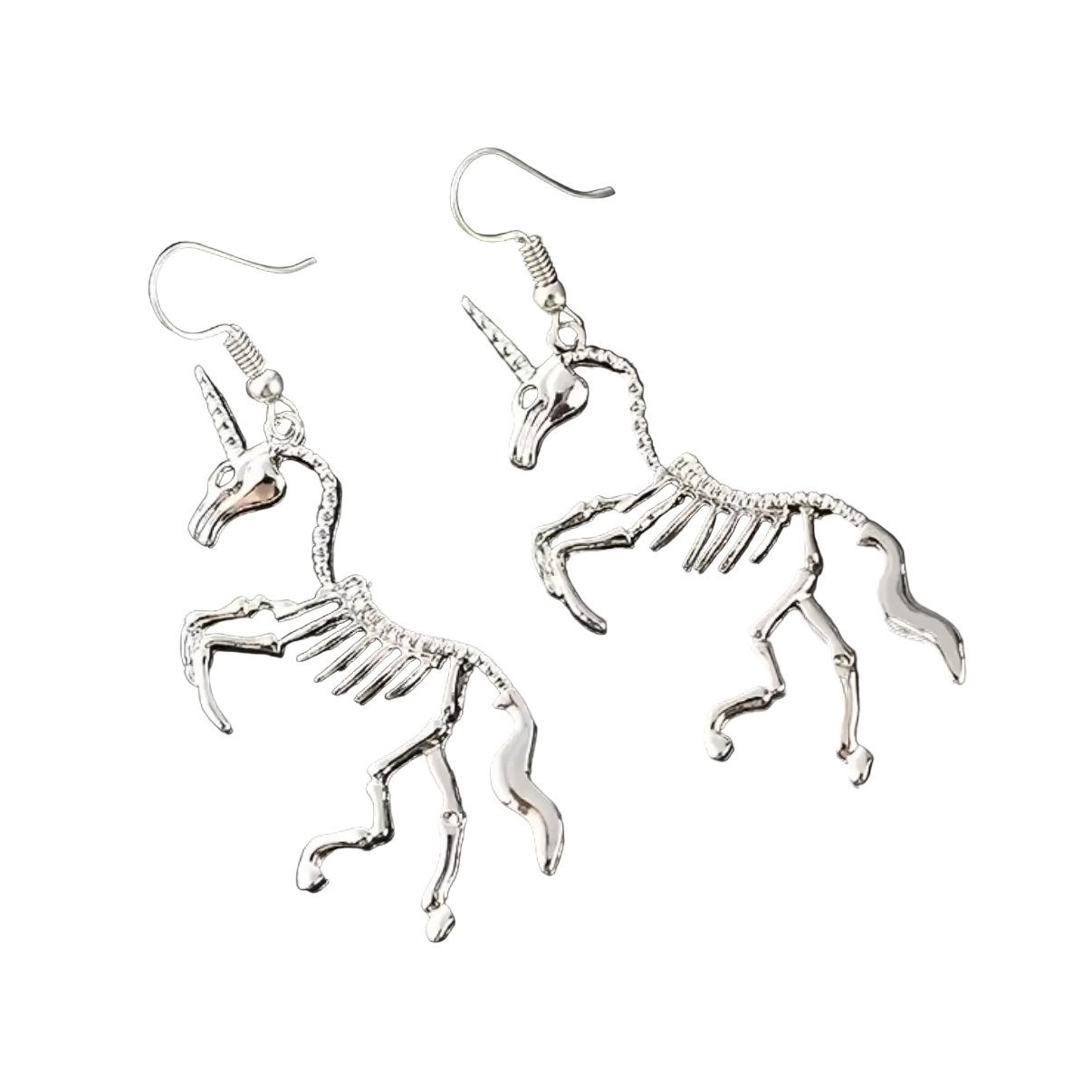 Skeleton Unicorn Earings