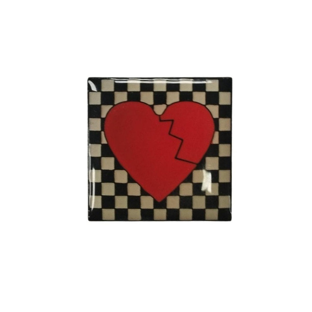Emo Heart Pin
