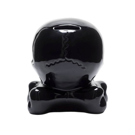 Sourpuss Skull Piggy Bank