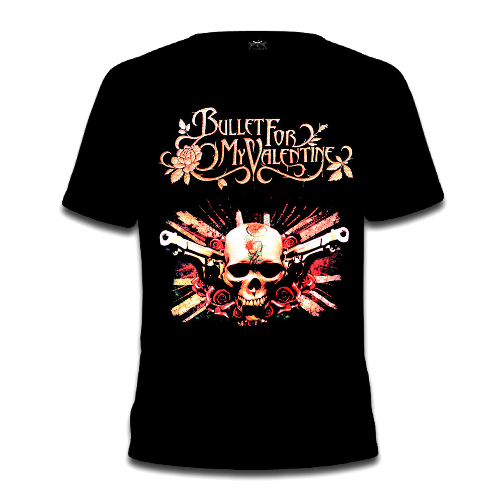 Bullet For My Valentine Skull & Guns Tee