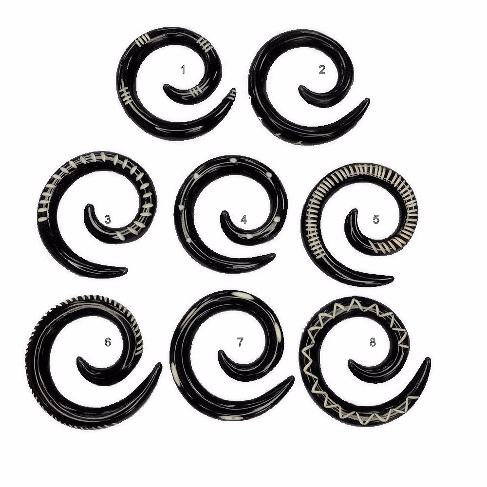 Spiral Expander Tribal Mix Acrylic