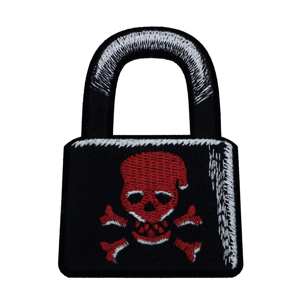 Skull Padlock Patch