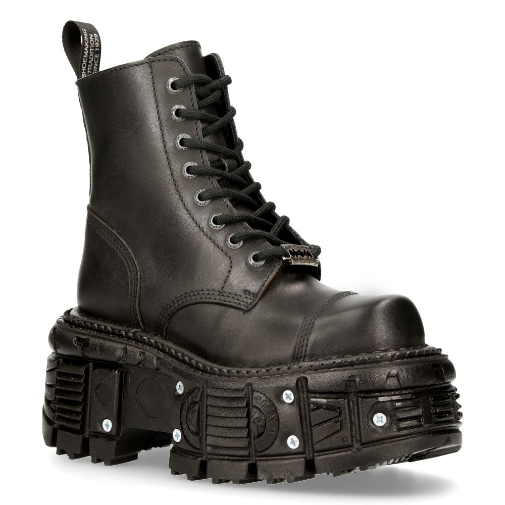 NEW ROCK M-258-C1 ブラックシルバー 40 New Rock M-TANK083-C1 – Triparte Store