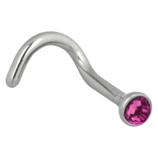 Nose Stud Gem Titanium