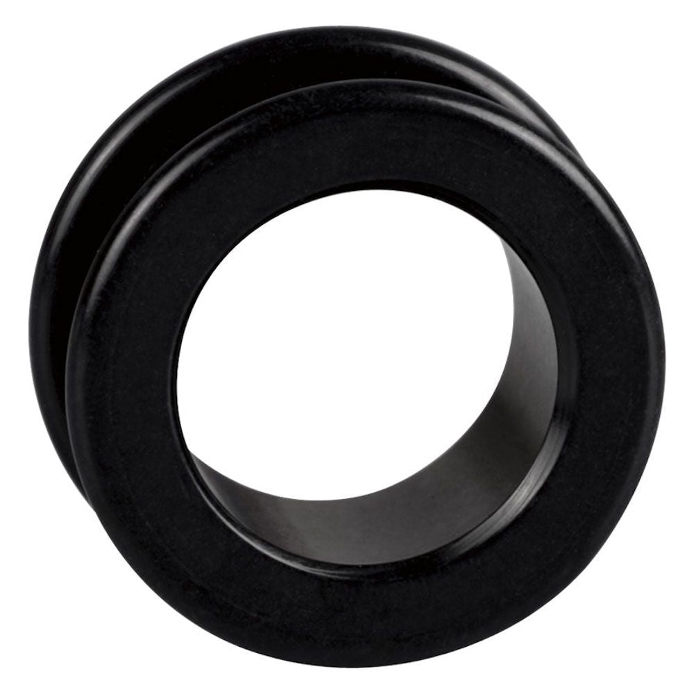 Flesh Tunnel Acrylic Black