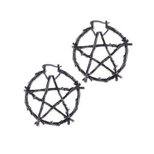 Branch Pentagram Earrings