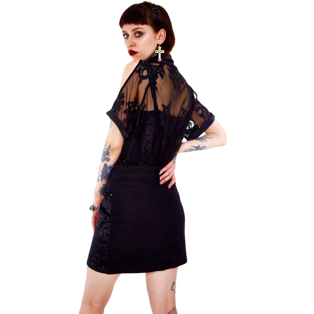 Glam Rock Mini Skirt