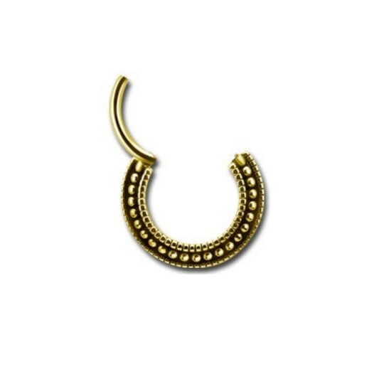 Etnic Septum Click Gold 24K Plated 1.2mm - 030