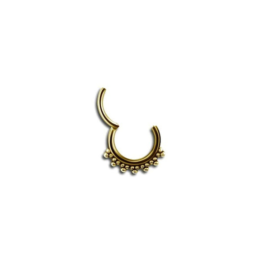 Etnic Septum Click Gold 24K Plated 1.2mm - 038