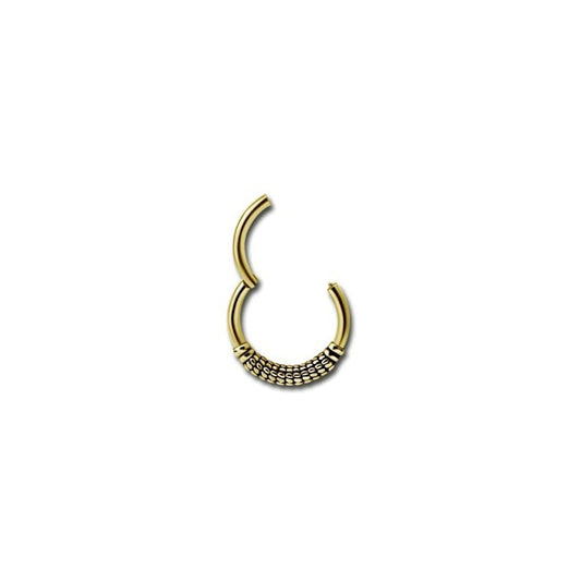 Etnic Septum Click Gold 24K Plated 1.2mm - 039