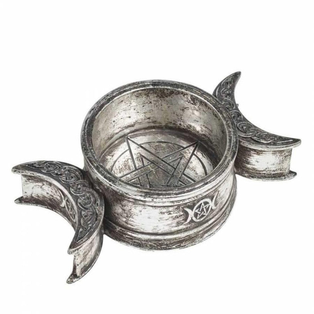 Alchemy England Triple Moon Candle Holder