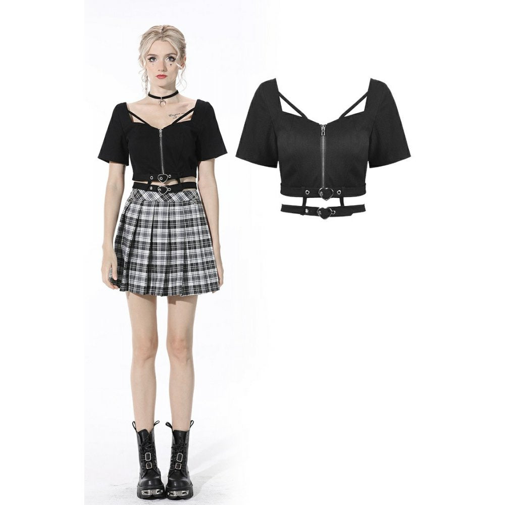 Punk Waist Zip Top 321
