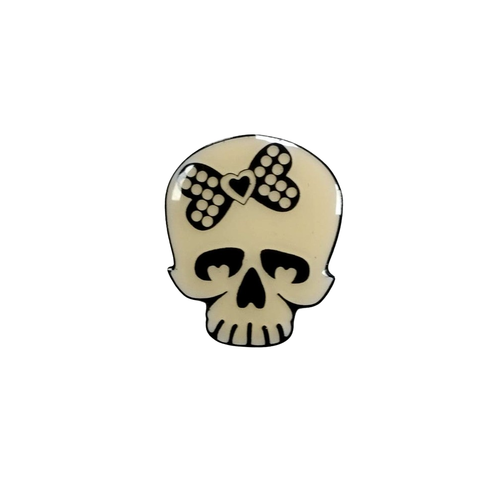 Little Emo Skull Pin