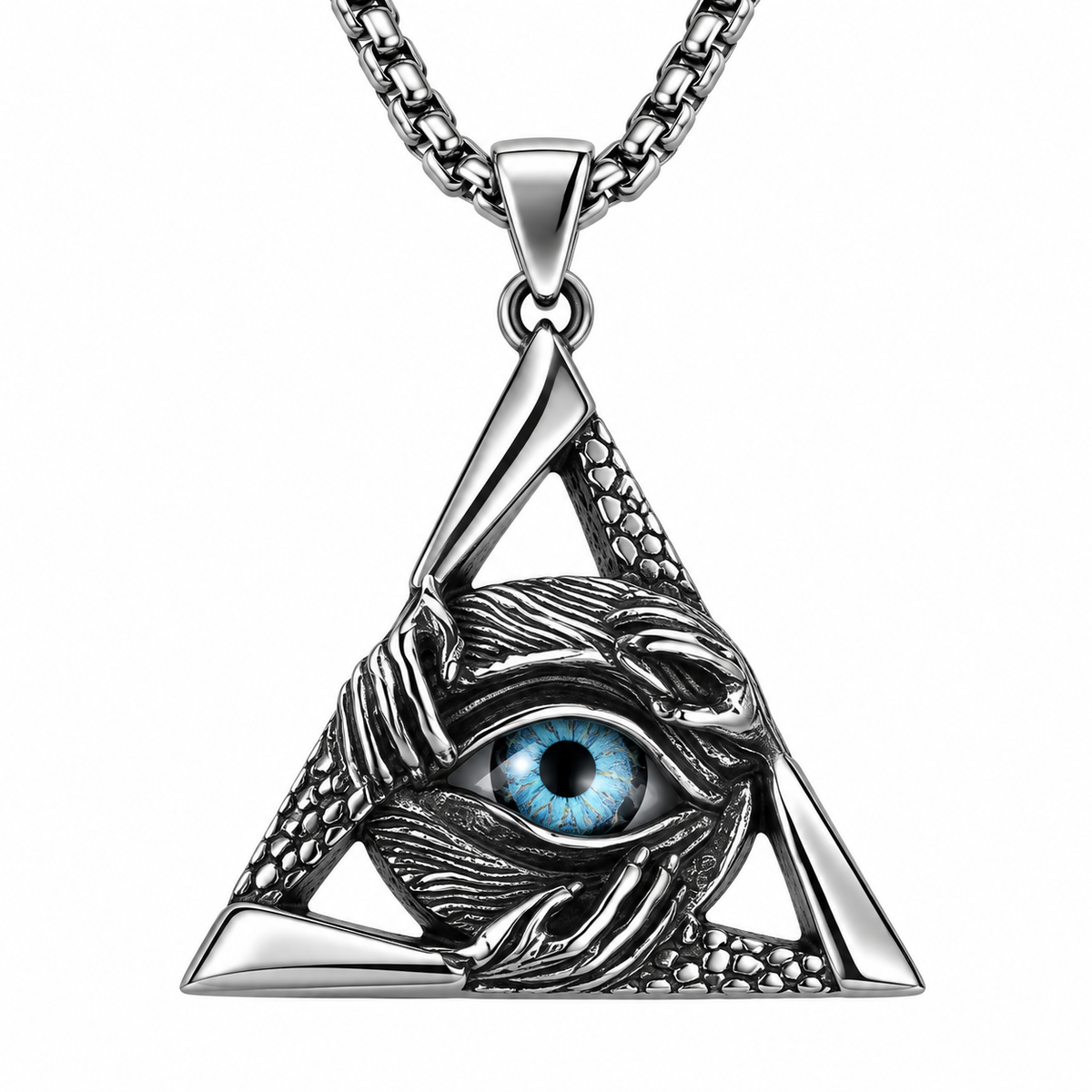 All Seeing Blue Necklace