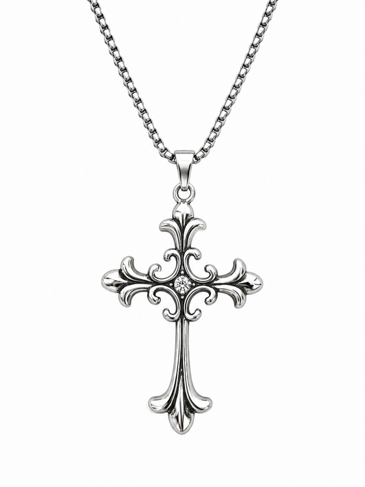 Budding Cross Necklace