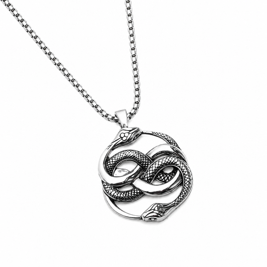 Double Oroboros Necklace