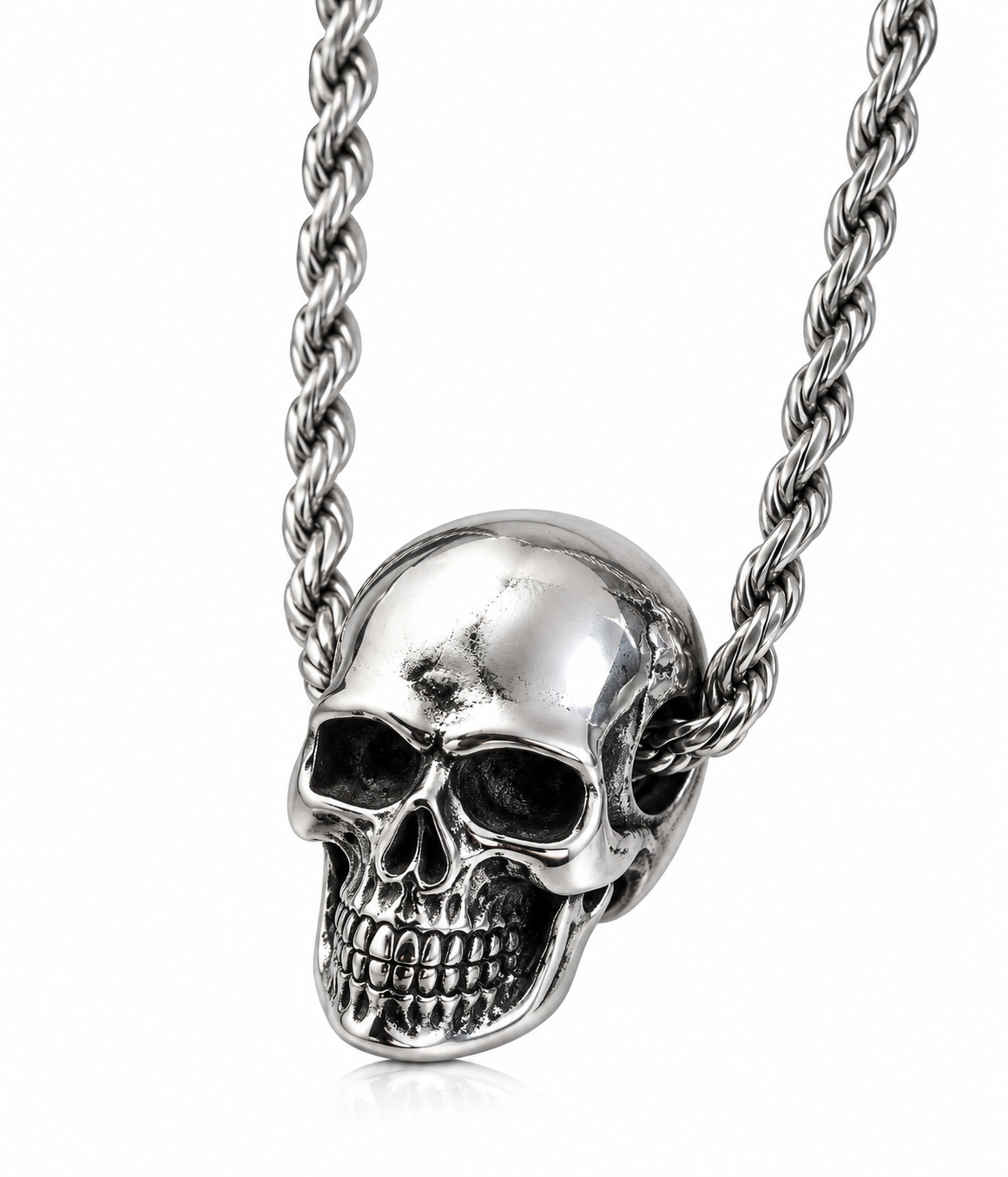 Micro-Mortis Skull Necklace