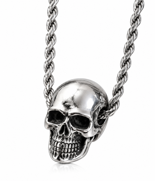 Micro-Mortis Skull Necklace