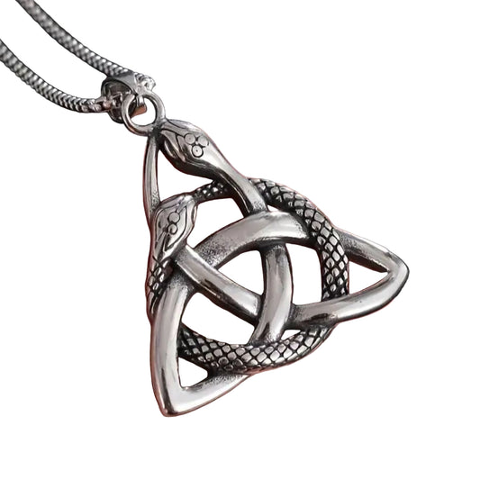 Snake Triskel Necklace