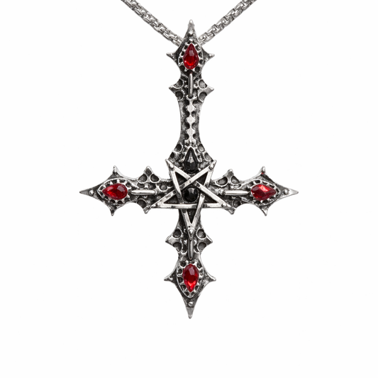 Inverted Cross Necklace
