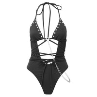 Killstar Black Hearted Swimsuit
