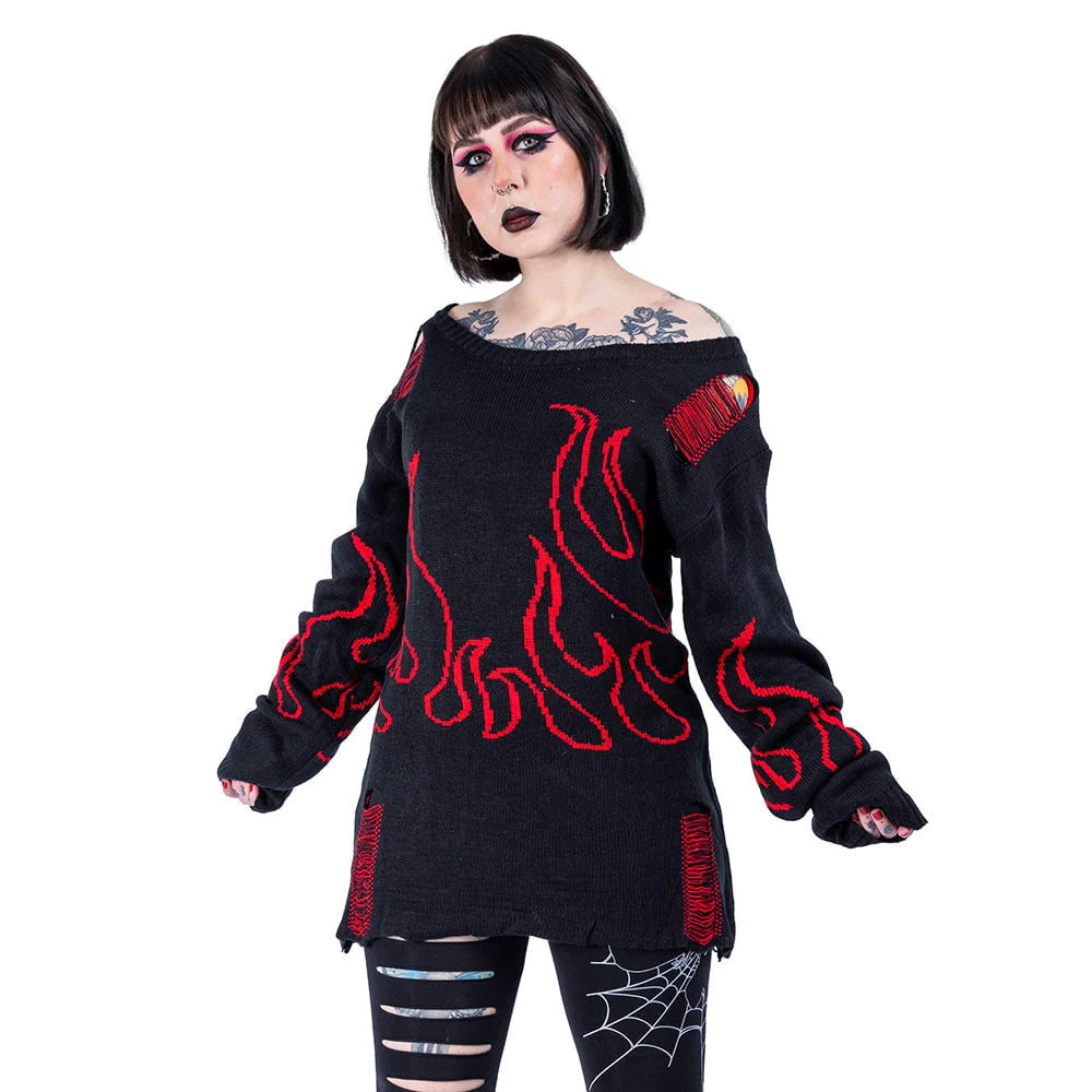 Depths Of Hell Red Jumper