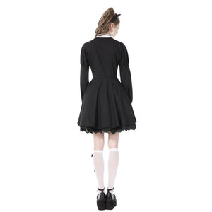 Retro Contrast Academy Dress 738
