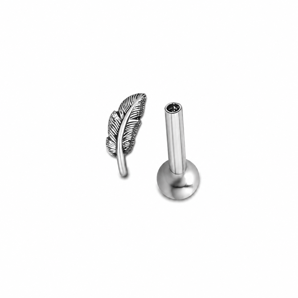 Helix Feather Piercing