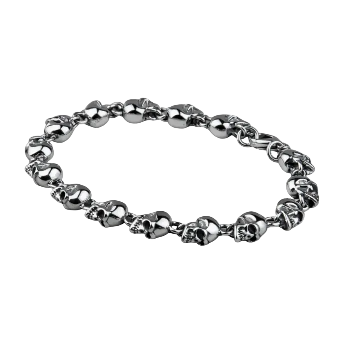 Small Skull Chain Bracelet